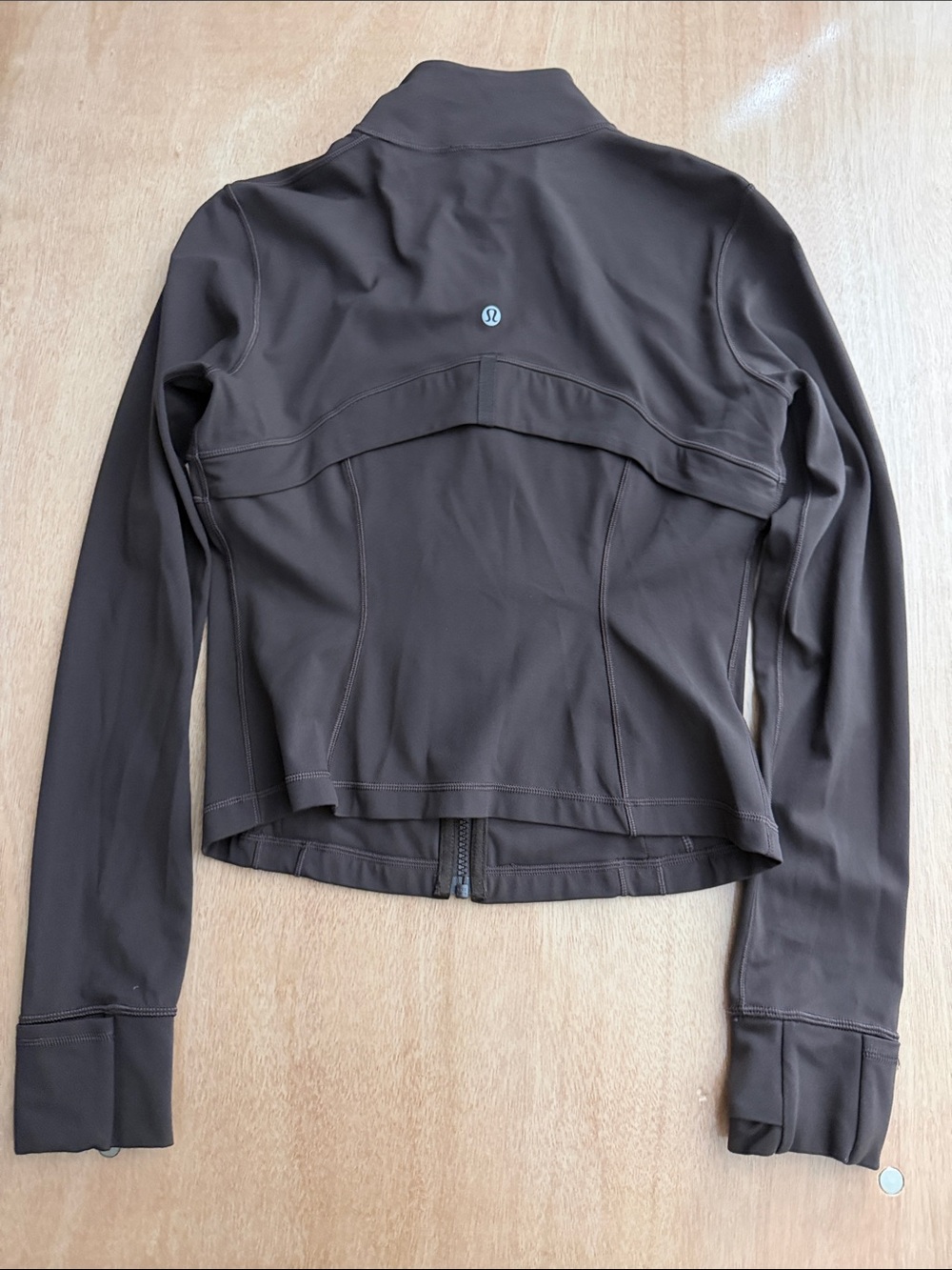 lululemon athletica Brown Full-Zip Utility Buttery Soft Align  Jacket - Picture 8 of 11